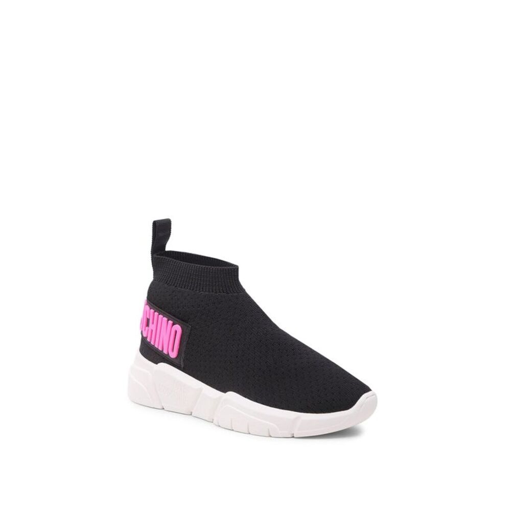 Love Moschino Platform Sneakers with Stretch Shaft - Picture 2 of 3